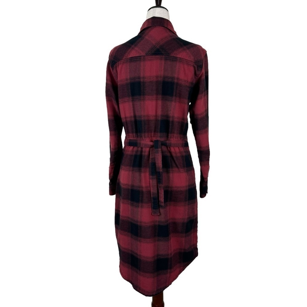 Columbia Red/Black Plaid Flannel Dress - Picture 6 of 12